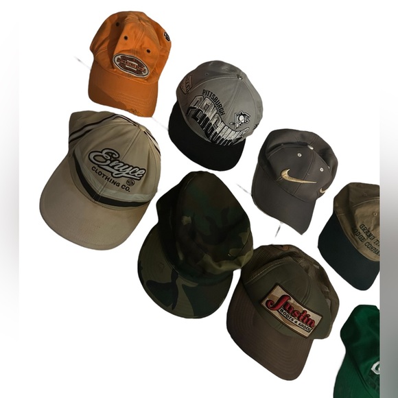 25 Vintage Hat Lot Snapbacks Baseball Caps Trucker Visor - Picture 14 of 16